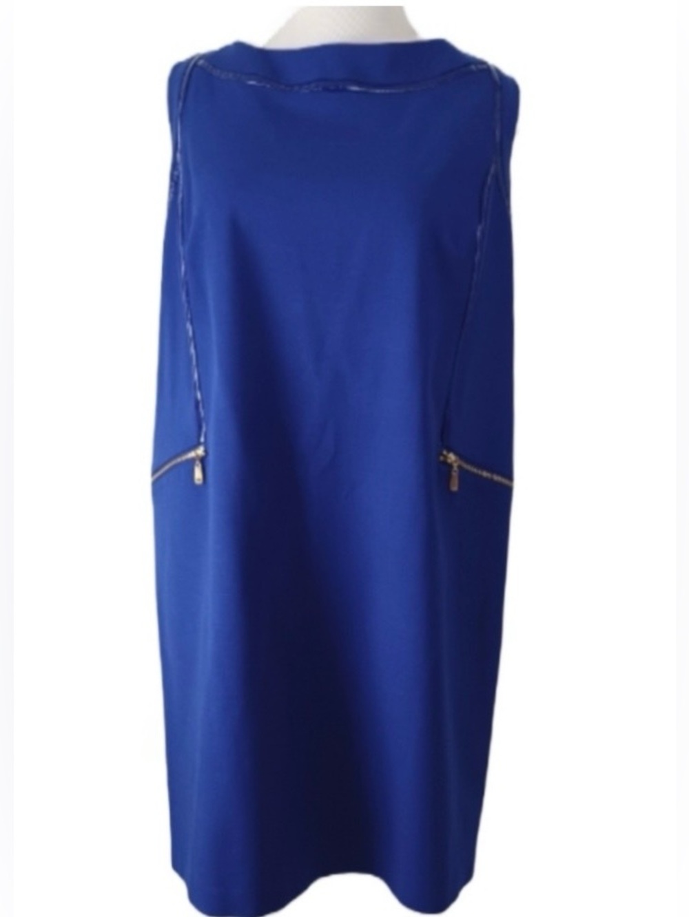 PETER NYGARD SLEEVELESS SHIFT DRESS Cotton Blend SIZE 22